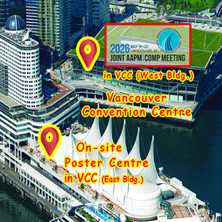 Closest AAPM / COMP Poster Pickup - right inside (on-site) Vancouver Convention Centre