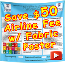 save $50 Airline Fee with Fabric Poster