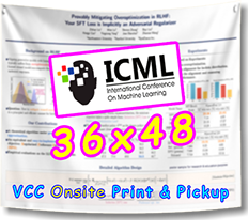 Cheapest ICML Vancouver Conference Research Poster - Onsite Print & Pickup at Vancouver Convention Centre