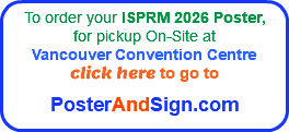 To order your ISPRM 2026 Poster,  for pickup On-Site at  Vancouver Convention Centre click here to go to  PosterAndSign.com 