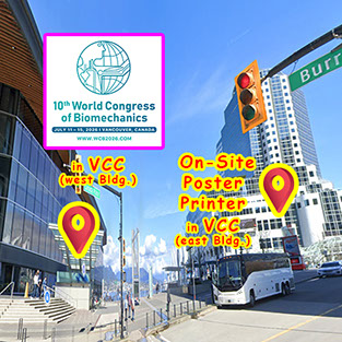 Closest WCB Poster Pickup Centre - onsite VCC East Building